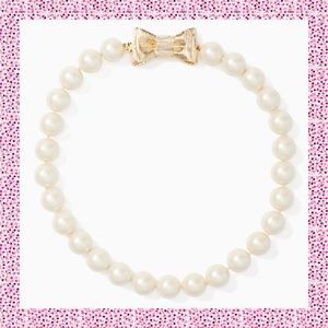 Take 40% Off Kate Spade ♠️ “All Wrapped Up In Pearls” Short 18”Necklace NWTs